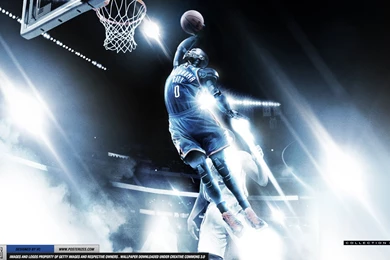 Wallpapers Nba Legends Westbrook Xplosive Posterizes 1366x768 ...