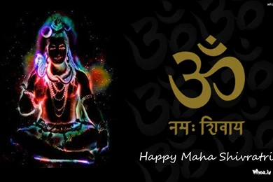 Om Namah Shivaya And Lord Shiva Wallpapers With Black Backgrounds