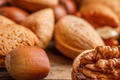 Download Wallpapers 3840x1200 Walnut, Walnut Shells, Fruit Dual ...