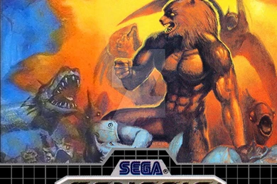 Altered Beast Sega Genesis Label By Claireayerbe On DeviantArt