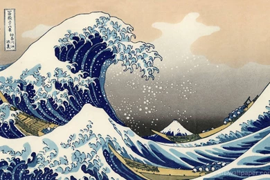 Ocean Artwork The Great Wave Off Kanagawa Katsushika Hokusai ...