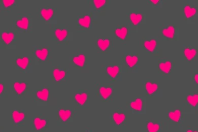 Pink Hearts On Grey Background!