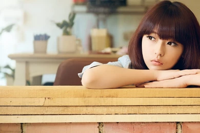 Beautiful Asian Girl Portrait