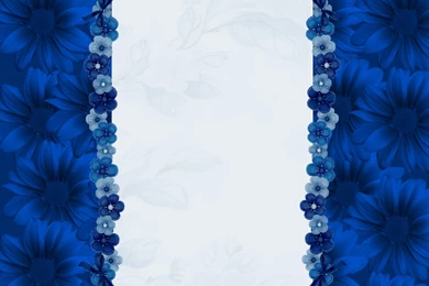 Pretty Blue Flower Backgrounds