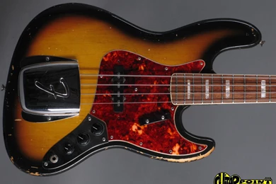Fender Jazz Bass 1968 3 tone Sunburst Bass For Sale GuitarPoint