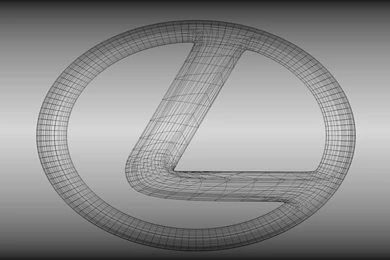 Lexus Logo 3D Model .obj .blend   CGTrader.com