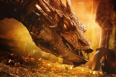 Dragin In The Hobbit The Desolation Of Smaug Wallpapers 4K ...