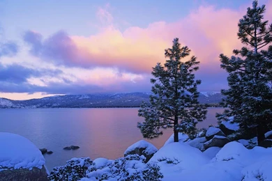 Winter Multicolor Lake Tahoe Wallpapers