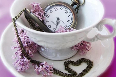 TEA TIME WALLPAPER   (