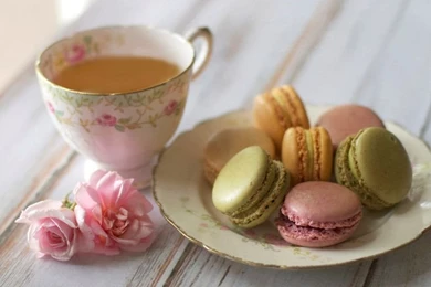 Tea time desktop background 338680.jpg (2040×1480) [Macarons Are ...