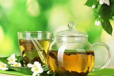 TEA TIME WALLPAPER   (