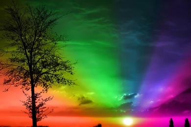 Sky: Rainbow Sky Beautiful Colorful Nature Phone Wallpapers For ...