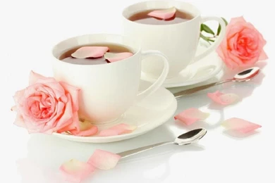 Pink Roses Tea Time   (
