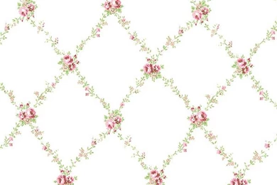 Off White 522 30804 Harlequin Floral Wallpapers By Brewster