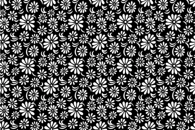 Black & White Floral Wallpapers
