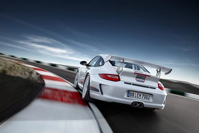 2011 White Porsche 911 GT3 RS 4.0