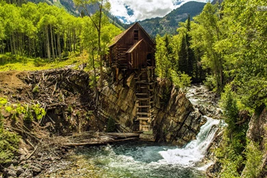 1920x1200 Mountain Nature & Cabin Desktop PC And Mac Wallpapers