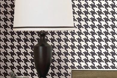 Houndstooth Wallpapers In Greens And White Design By Seabrook ...