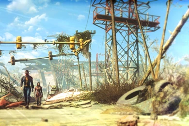 Fallout 4   Road [3840 X 1080 Wallpaper] By TommoByrne On Newgrounds