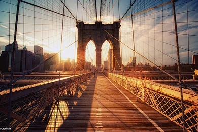 Brooklyn Bridge Sunset Wallpapers