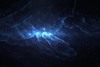 Blue Nebula Photoshop 4K Ultra HD Desktop Wallpapers