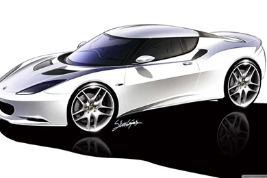 Lotus Evora Sketch 1 HD Desktop Wallpapers : Widescreen : High ...