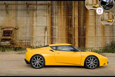 Lotus Evora S (2011) Yellow Side
