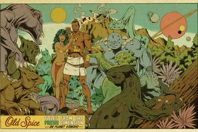 OLD SPICE ART DIRECTION, DESIGN — MIKE WEIHS