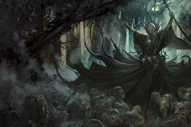Necromancer Artwork Fantasy Art Forests Undead Wallpapers