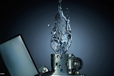 Water Candle Creative Wallpaper, HD Desktop Wallpapers