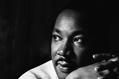 Download Wallpapers 2560x1024 Martin Luther King, Shirt, Face, Look ...