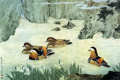 Bird and flower Paintings   Chinese Gongbi Paintings Wallpapers 9 ...