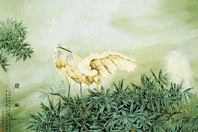 Flowers And Birds, Chinese Gongbi Paintings By Zou Chuan An ...