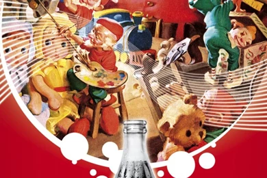 Coca Cola Santa Christmas Wallpapers For iPhone 5