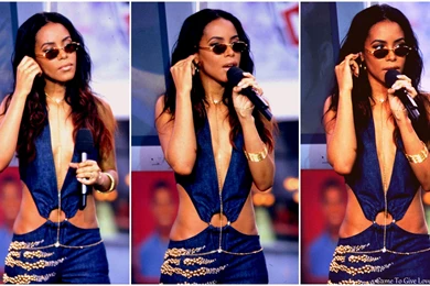 Stunning Aaliyah Hosting TRL   Aaliyah Wallpapers (35509292)   Fanpop