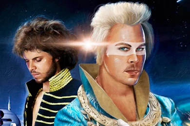 Download Wallpapers 3840x1200 Empire Of The Sun, Graphics, Space ...