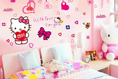 Popular Hello Kitty Background Buy Cheap Hello Kitty Backgrounds ...