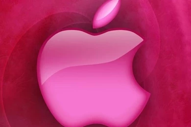 Apple Logo   Pink