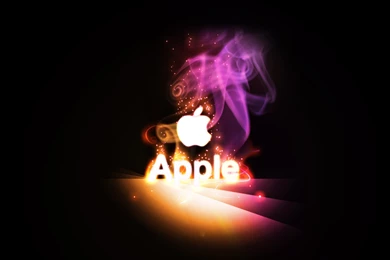 Apple Pink Smoke Logo   1920x1200   Full HD 16/10   Wallpapers ...