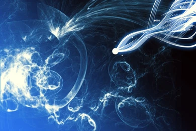 Blue Fractal Art Wallpapers