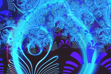 Blue Garden Wallpapers   Fractal Art Gallery