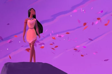 Pocahontas Disney Purple Indian HD Wallpaper,cartoon/comic HD ...
