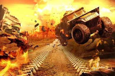 1024x768 Vehicle In Air Desktop PC And Mac Wallpapers