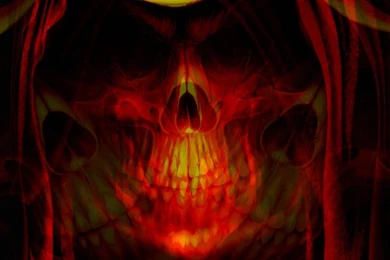 Android Phones Wallpapers: Android Wallpapers Skull In Fire