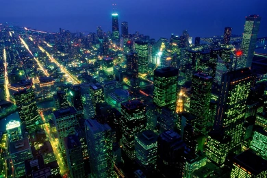 Night Skyscraper Wallpapers And Images Wallpapers, Pictures, Photos