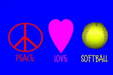 Top Peace Love Softball Image Wallpapers