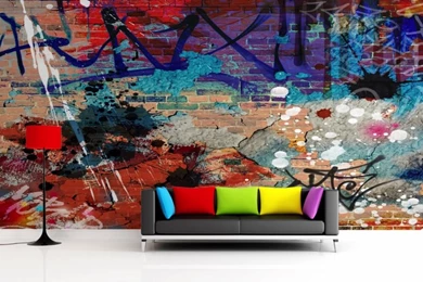 Grunge Graffiti Wallpapers Wall Mural