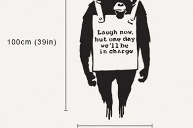 Aliexpress.com : Buy Orangutan Monkey Banksy Wall Stickers Banksy ...