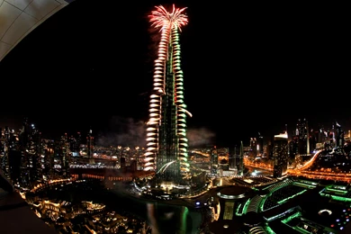 Wallpapers Burj Khalifa Fireworks New Year Desktop Wallpapers