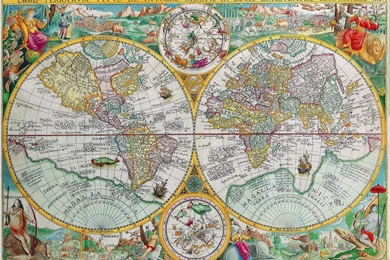 Old Map Geography F Wallpapers